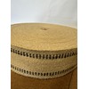 3.5 Inch x 5 Yards Natural Jute Webbing with Black