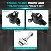 Farrme Engine Motor Mount & Transmission Mount Set of 3