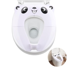 Foldable Baby Toilet Seat, Toilet Adapter for Children, Toilet Seat Cover, Toilet Seat Covers, Non-Slip Splashproof, Foldable for Travel, Boys and Girls, with Storage Bag