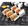 Unbranded Taco Holder Stand 4 Packs - Stainless Steel Taco