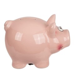 BLUECHOLON Piggy Bank Ceramic Original Money Box with Lid and Key