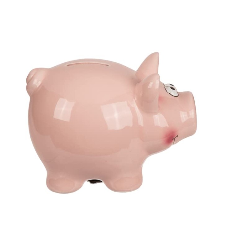 BLUECHOLON Piggy Bank Ceramic Original Money Box with Lid and