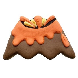 LILIAO Volcano Cookie Cutter - 3.9 x 2.5 inches - Stainless Steel