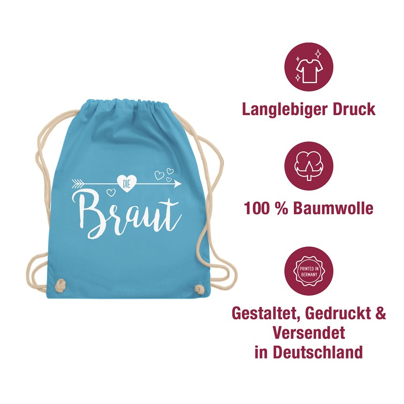 Shirtracer - Gym Bag Backpack - The Bride, 5 Light