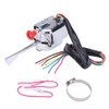 Universal Street Hot Rod Turn Signal Switch Chrome Column Mounted