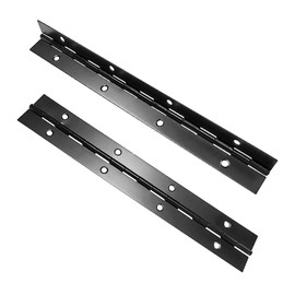 Qrity Pack of 2 Heavy Duty Furniture Hinge, Stainless Steel Hinge Piano Hinge for Boat Cabinets, Pianos, Cabinet Doors, 150 mm (6 Inch)