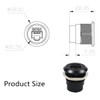 PENGLIN 2Pack RJ45 Shielded Panel Mount Coupler, Ethernet LAN Pass