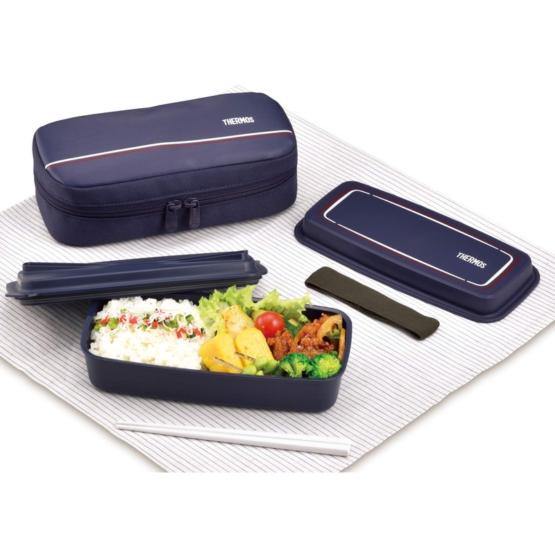 Thermos DJO-600 NVY Lunch Box, Fresh Lunch Box, 20.3 fl