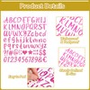 1620Pcs Letter Stickers 20 Sheets Alphabet Stickers Vinyl 1 Inch