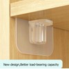 12 Pack Shelf Support Peg,Self Adhesive Shelves Clips,Strong Partition Pin