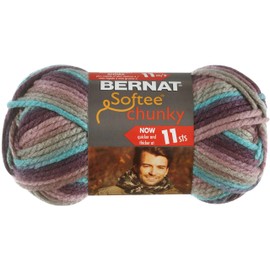 Bernat Shadow, Softee Chunky Ombre Yarn, Multipack of 24, 24 Pack