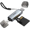 Lector de tarjetas SD, atolla Aluminum Adaptador SD a OTG