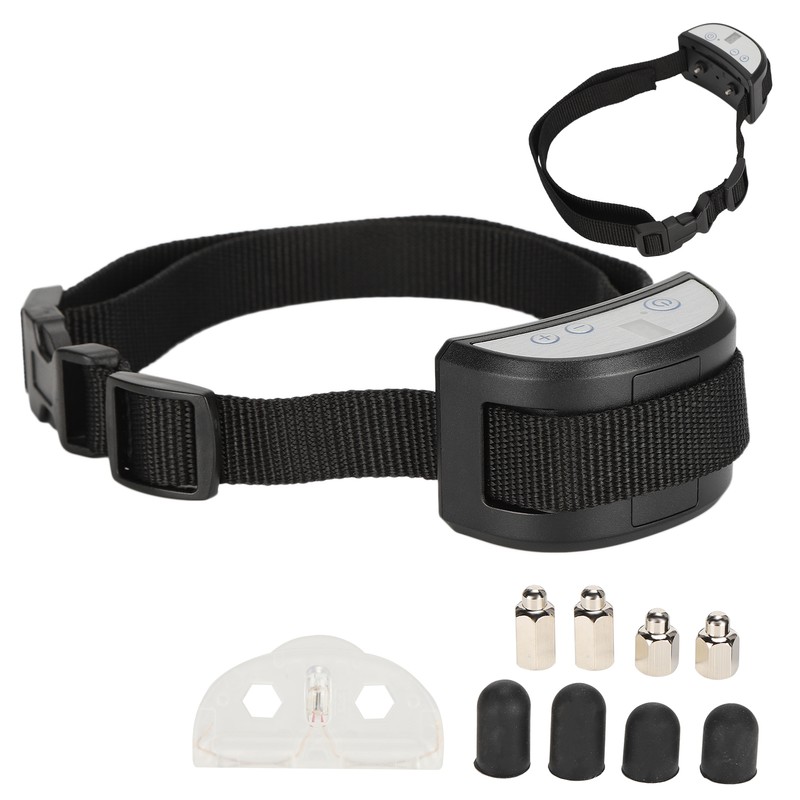 NonPoisonous Nylon Automatic Anti Bark Dog Training Collar to Stop