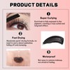4 Stück Iron Eye Mascara，Iron Eye Eisenlocke Mascara(Schwarz, Braun)