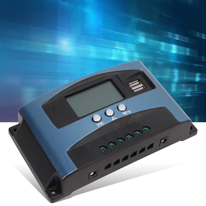 LCD Solar Charge Controller Solar Panel Controller Mobile Phone APP