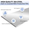 2 Pcs 304 Stainless Steel Sheet Metal Gap Filler Trim