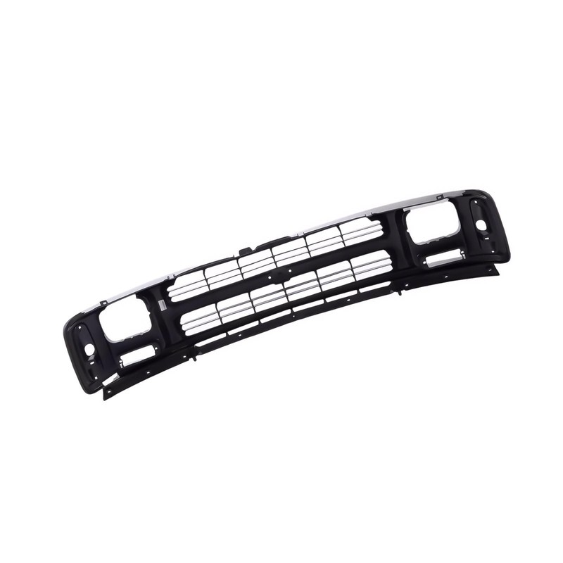 LOSTAR Front Upper Bumper Cover Grille & Skid Plate Primed