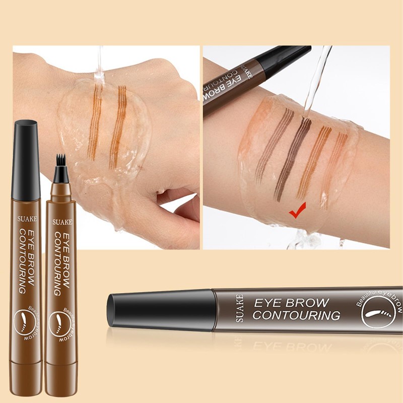Eyebrow Pencil Eyebrow Pen, Tattoo Waterproof Microblading Brow Pencil Smudge-Proof