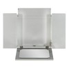Linon Silver Harper Vanity Set, 32" W x 18" D
