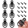 Daryunk 6 Pack D Ring Tie Downs, Stainless Steel Heavy