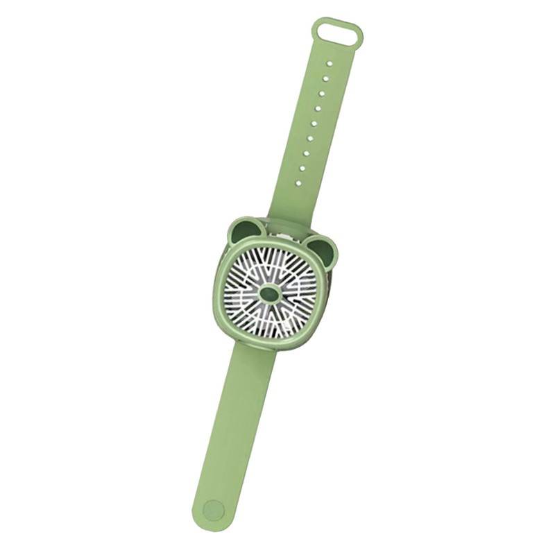 Mini Fan Watch USB Charging Rechargeable 3 Gear Portable Wrist