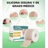 2PCS Parches de Silicona para Cicatrices,Cinta de Silicona para Eliminar