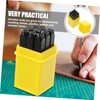 DOITOOL 9Pcs Stamp for Leather Craft Durable Stamping Tools for