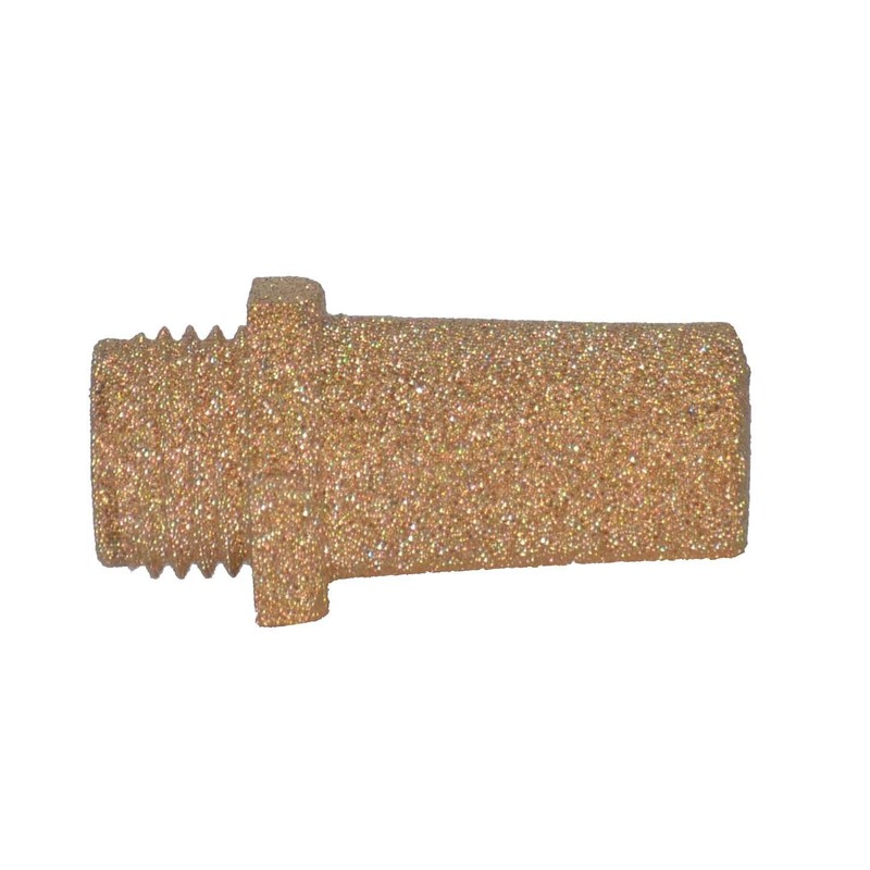 Silencer with cylindrical external thread G 1/4" material sintered bronze,