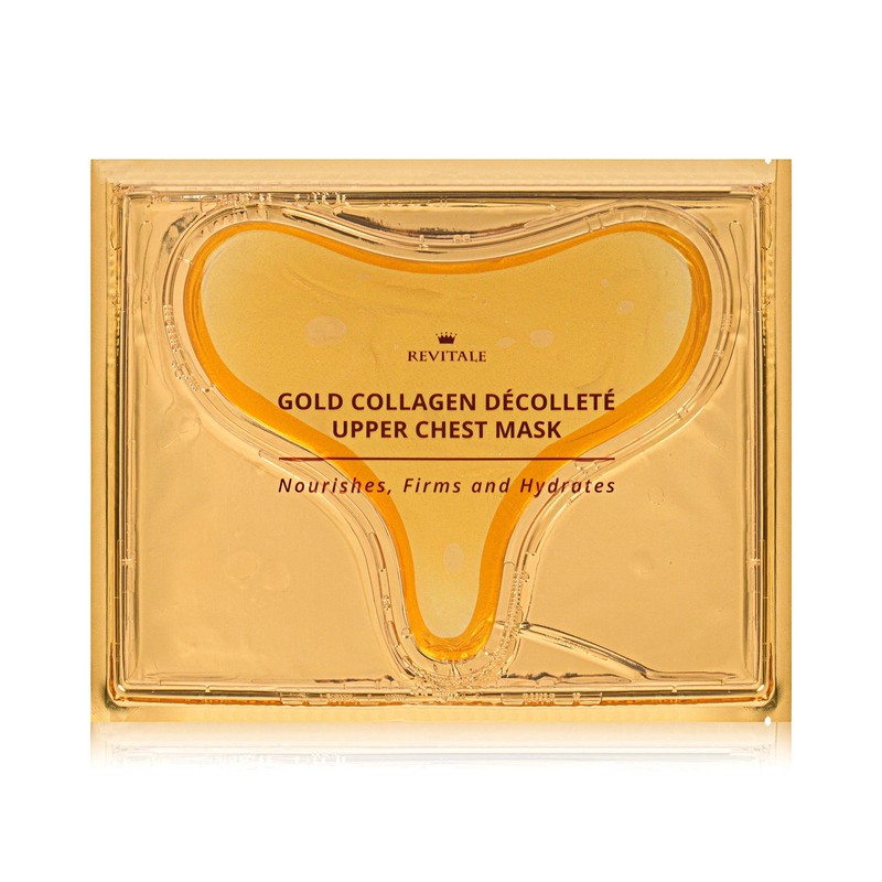 Revitale Collagen Decolleté Gold Upper Chest Mask (Pack of 3)