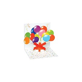 Surprise Balloons Mini Pop-Up Birthday Greeting Card Up With Paper Pop Ups 46487