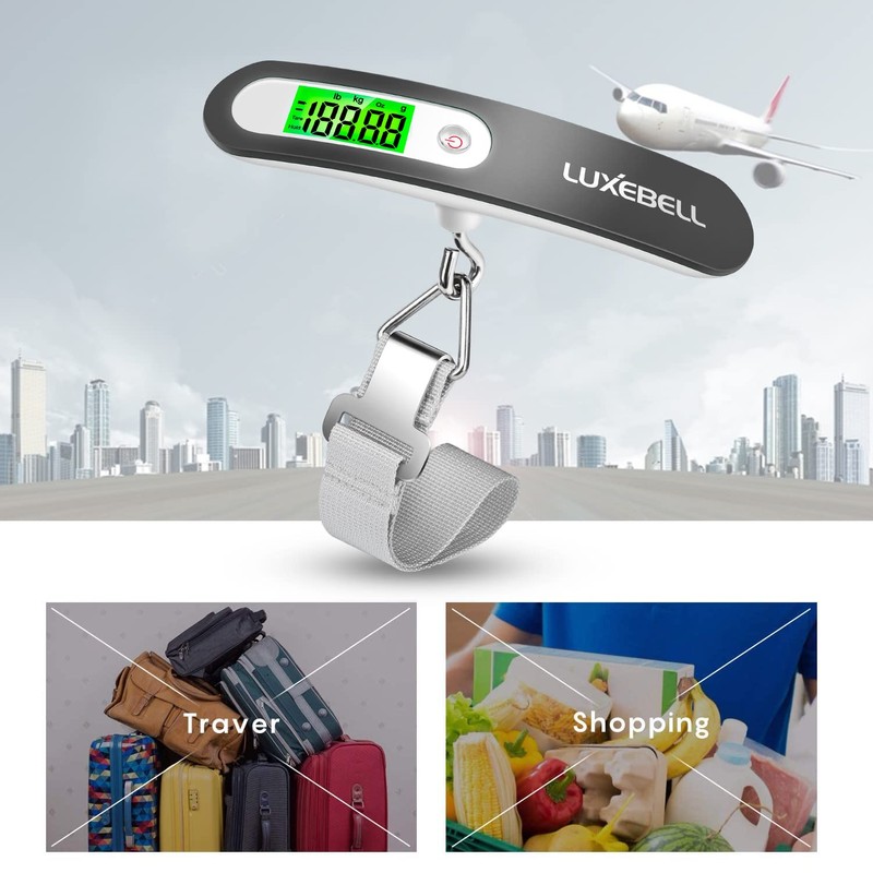 Digital Luggage Scale Gift for Traveler Suitcase Handheld Weight Scale