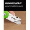 FantastiCAR Folding Utility Knife, Sturdy Metal Box Cutter with Extra