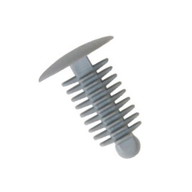 Fir Tree Grey Car Panel Trim Clips- 6-7mm hole- 14mm Head x25 - Cars, boats, planes, caravans - Carpet, roof lining, seat covers, door cards and all other types of upholstery - FREE FIRST CLASS UK POSTAGE!