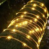 JAYIJAXIN 39Ft 100 LED Solar Powered Tube Light Solar Rope