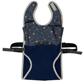 Carry Free Chair Belt and Apron, Baby, Made in Japan, Children's Chair, Anti-Slip, Portable Apron, Washable, Multi-Star
