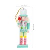 Sewroro Hanging Nutcracker Wooden Nutcracker Soldier Figures Christmas Nutcracker Dolls