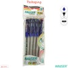 HAUSER Fix 5 x 0.7mm BLUE Smooth Ballpoint Pens Soft