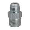 Double Nipple NPT 1/2" UNF 7/16"-20 (JIC), Material: Galvanised Steel