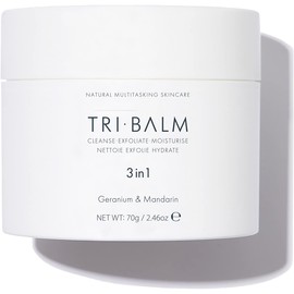 FORMULAE PRESCOTT Tri-Balm Stick 3 in 1 Facial Balm Facial Cleanser, Facial Exfoliant, & Facial Moisturizer 3 in 1 Face Care Balm Jar All Natural Skin Care (70g 2.46 Oz)