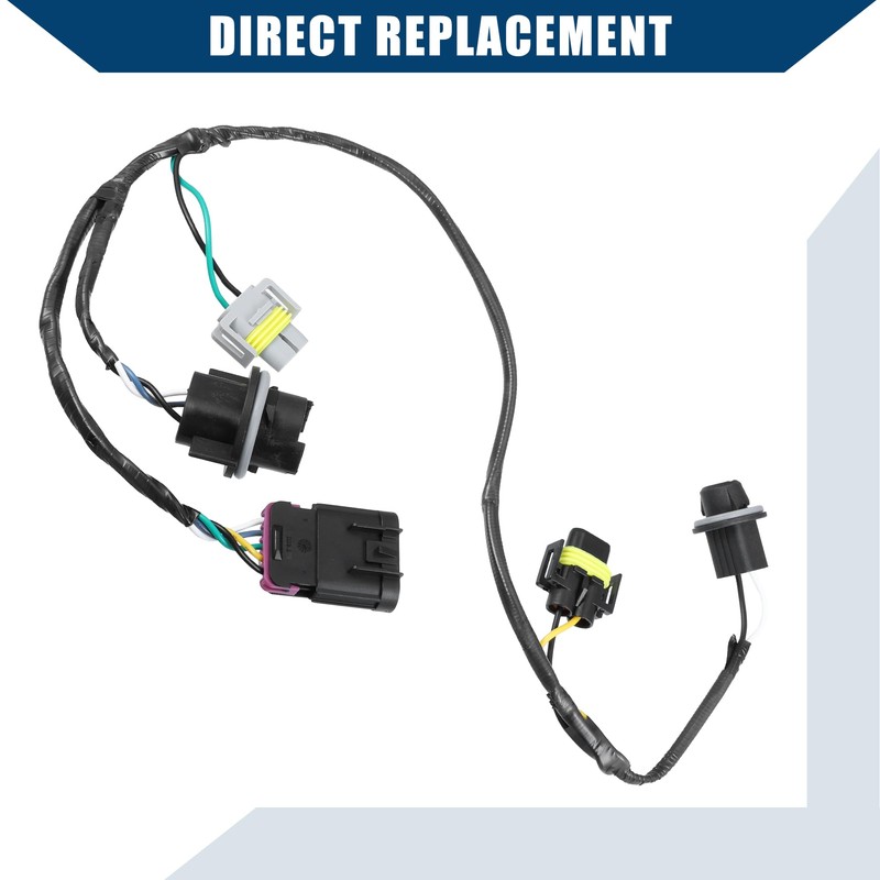 Hihaha No.15930264 Headlight Wiring Harness Headlamp Socket Connector Wire for