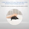 Core Products Half-Round Positioning Bolster - Black