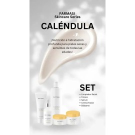 Set Caléndula 5 Productos Para Piel Seca/sensible, Farmasi