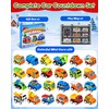 Car Advent Calendar 2026 for Toddlers, 24 Pull Back Vehicles