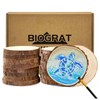 BIOGRAT Wooden Discs for Crafts, 9-10 cm, Pack of 16,