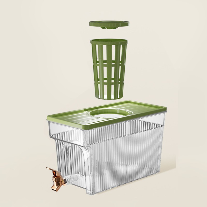 Cold Kettle with Faucet 3L PET Refrigerator Water Filter Dispenser