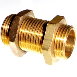 A1 ELECTRICS A1ELECTRICS.COM Brass Lampholder 1/2" Brass Threaded Rod and Lock Nuts - 25mm Long