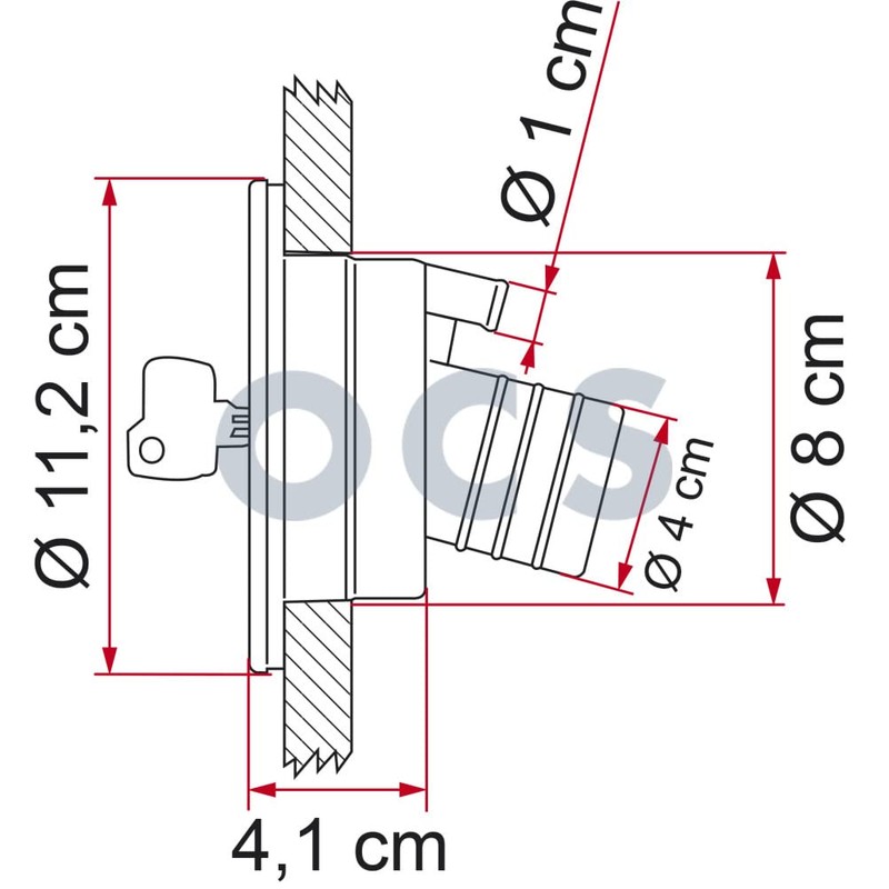 Fiamma Locking Water Cap White