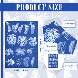 Engrowtic 240 Sheets Cyanotype Paper Sun Print Paper Kit High Sensitive Sun Paper White Solar Activated Nature Sun Printing Kit Drawing Paper for Adults Crafts DIY Project 5.8 x 8.3"