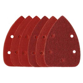 60 Sheets P-D-W® Sandpaper 92 x 140 mm Delta Multi Sanding Discs 5-Hole 6 Grits K40│K60│K80│K120│K180│K240 Each 10