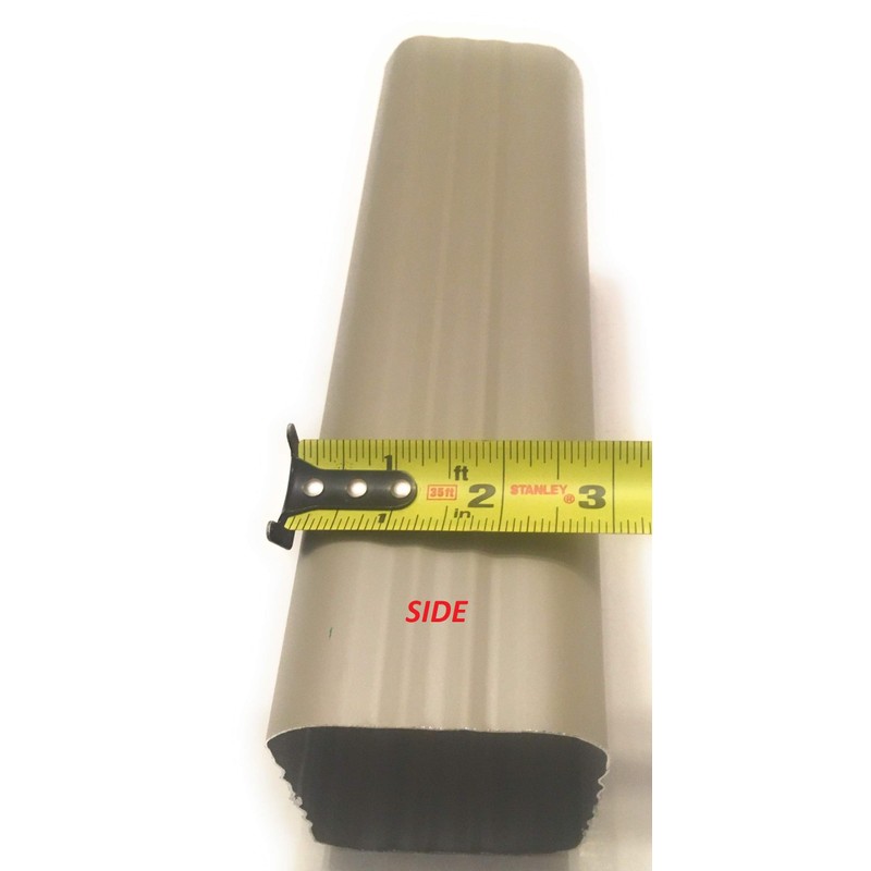 Eagle 1 White Aluminum Downspout Extensions (Multiple Sizes) with 3